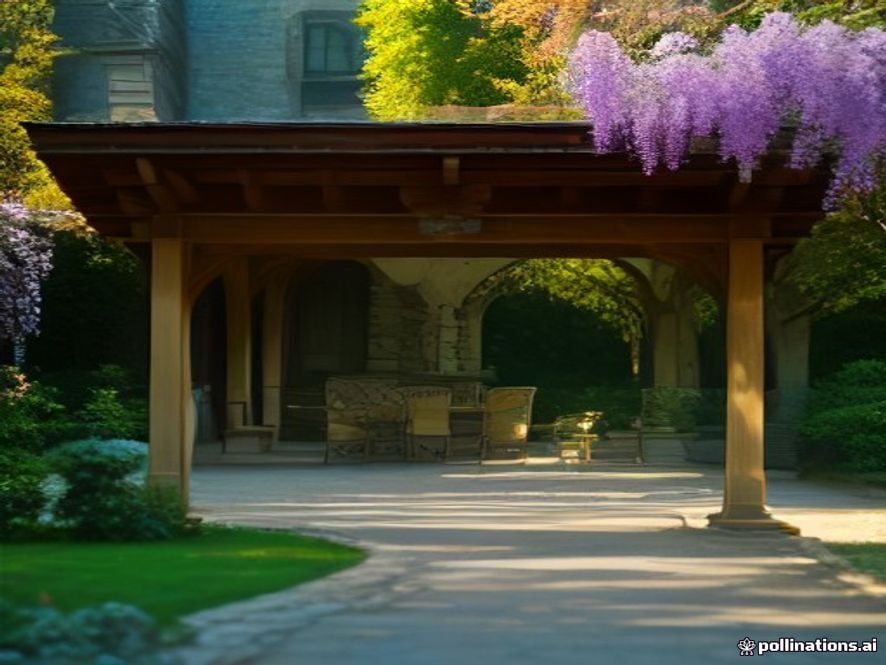 Pergola bois adossée avec lames orientables